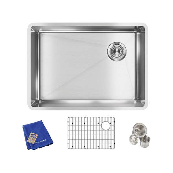 18.5 in W x 25.5 in L x 9 in H, Stainless Steel